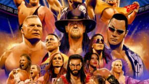 WWE 2K24 Forty Years of WrestleMania cover