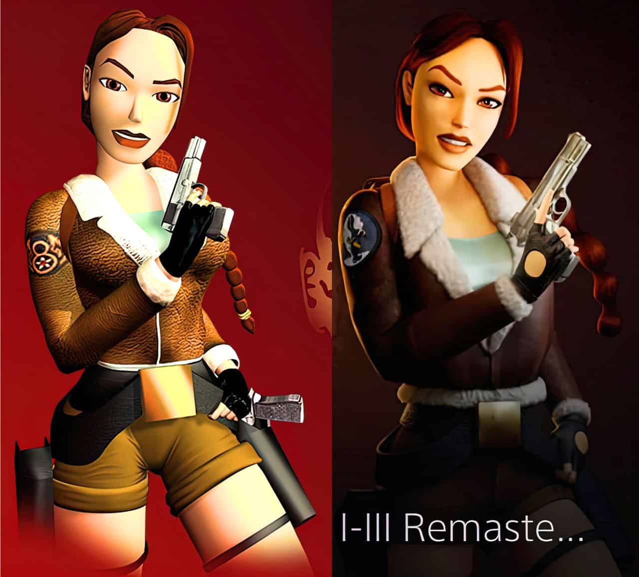 Tomb Raider Remastered Lara Croft comparison