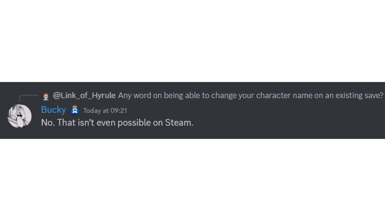 Palworld cannot change character name