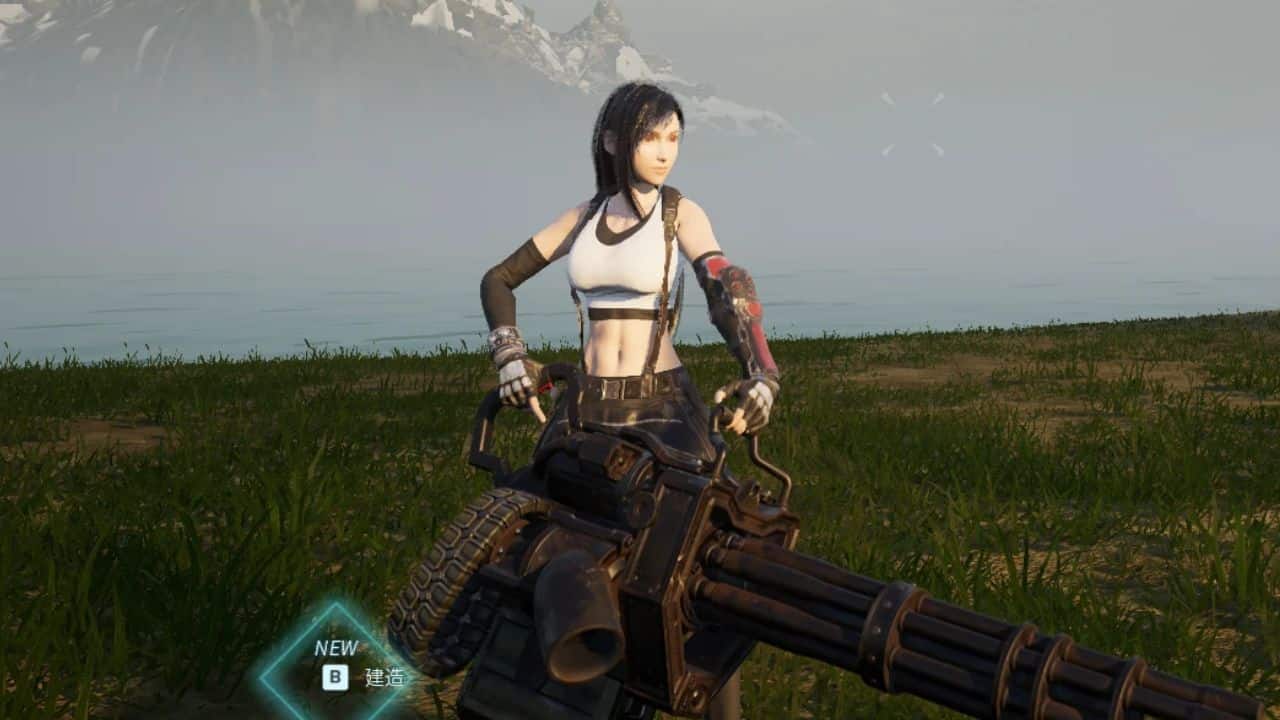 Palworld Final Fantasy 7 Tifa playable mod