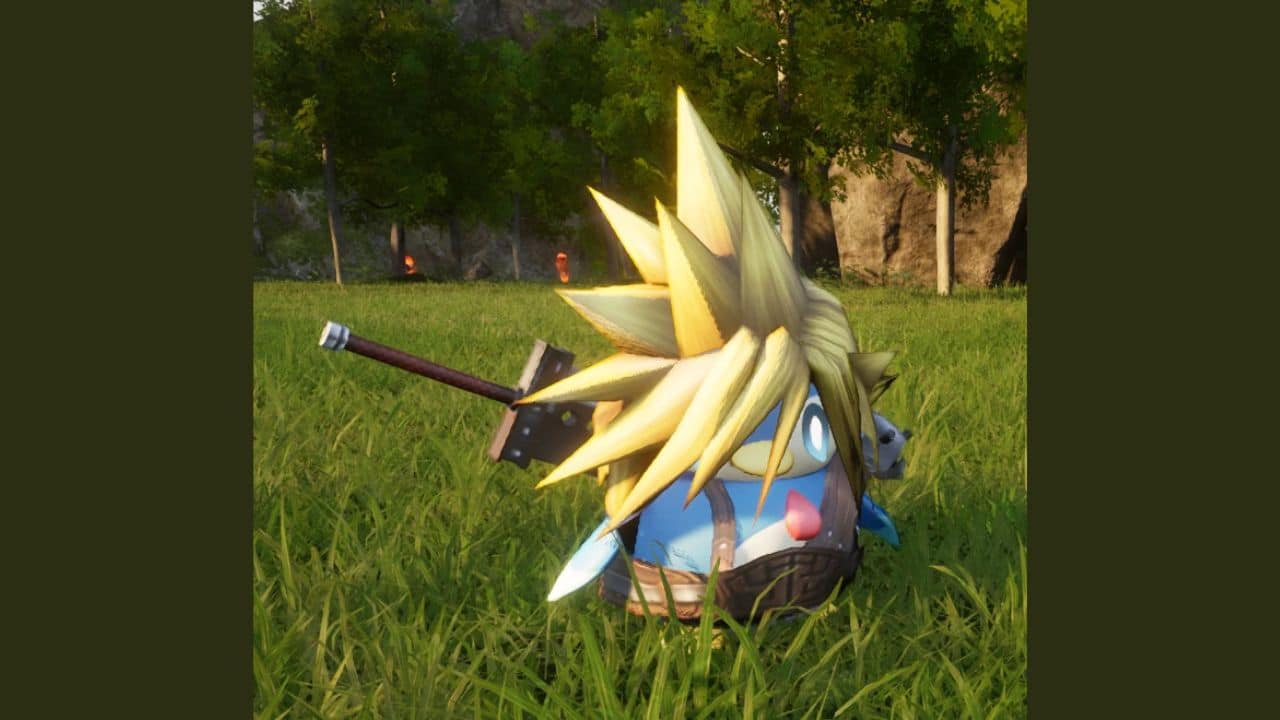 Palworld Pengulett Cloud Strife mod
