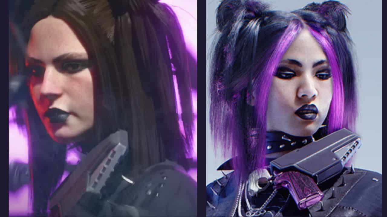the finals goth skin comparison
