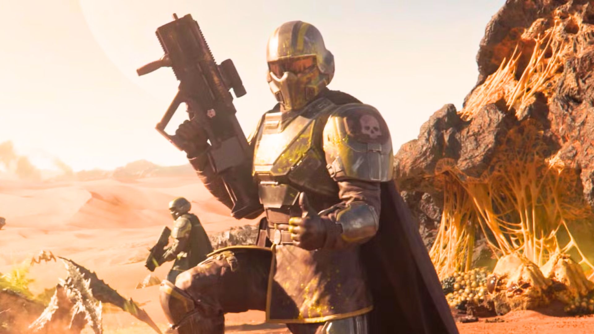 Huge leaked Helldivers 2 feature actually appears in the game’s opening cutscene