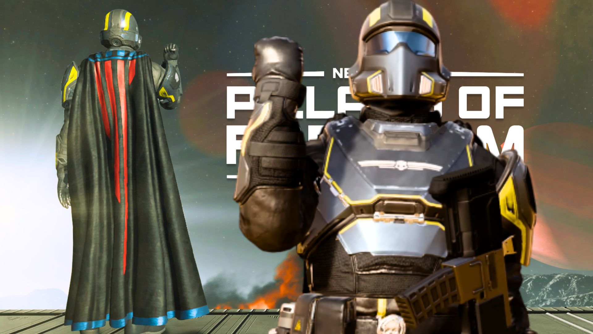 Helldivers 2 devs drop free commemorative cape rewarding players for sticking with the game through thick and thin