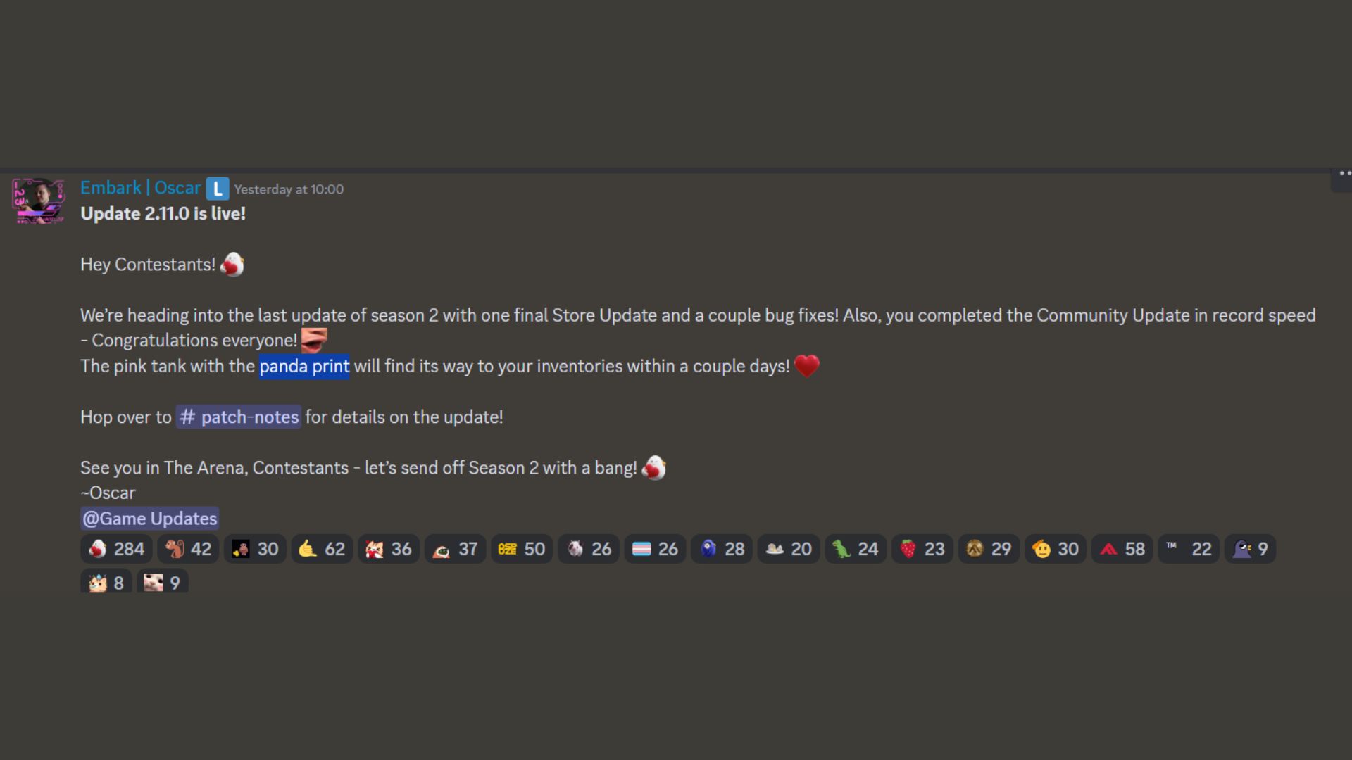 The Finals last season 2 community event 