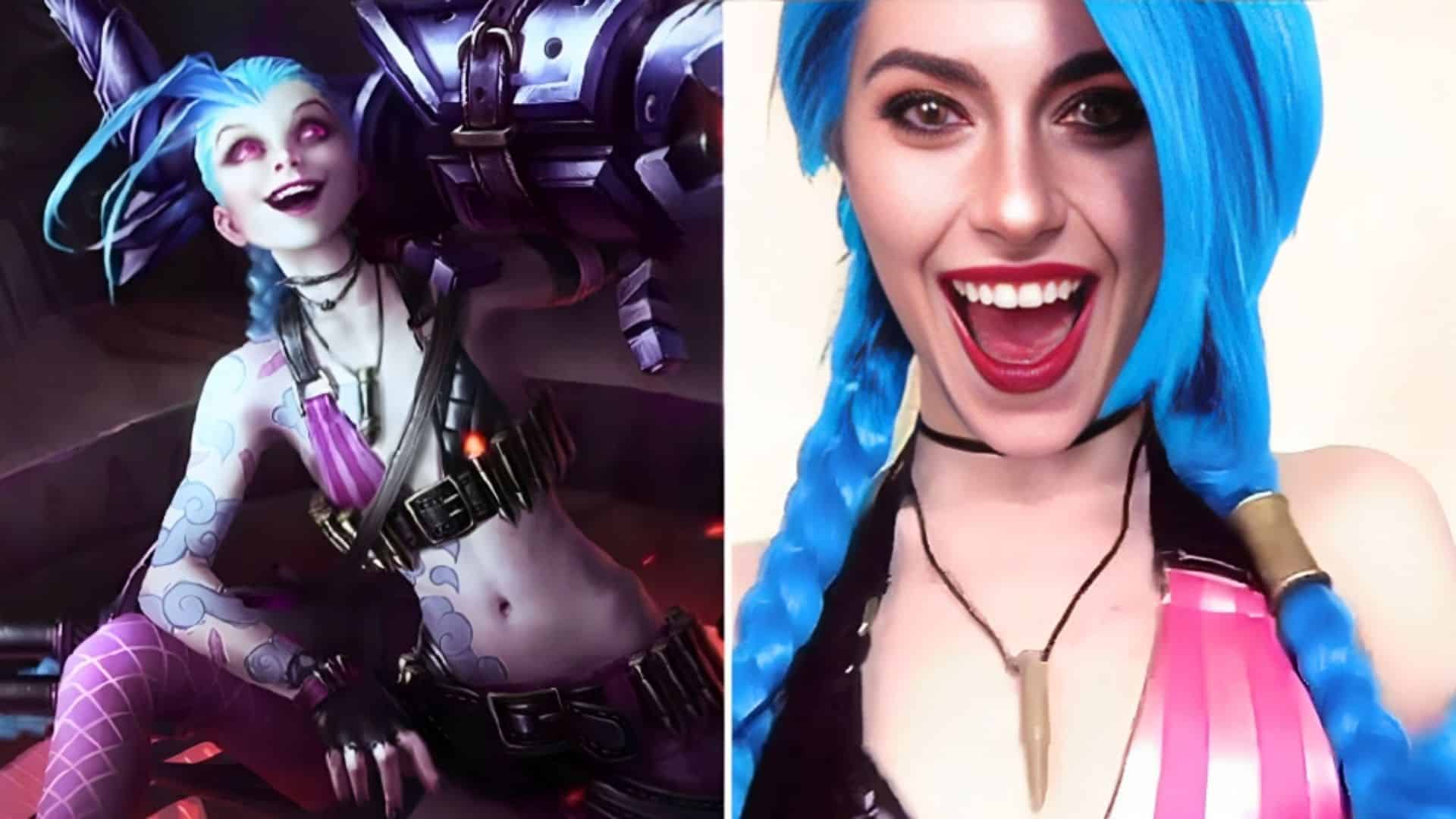 League of Legends Jinx cosplay martycipher