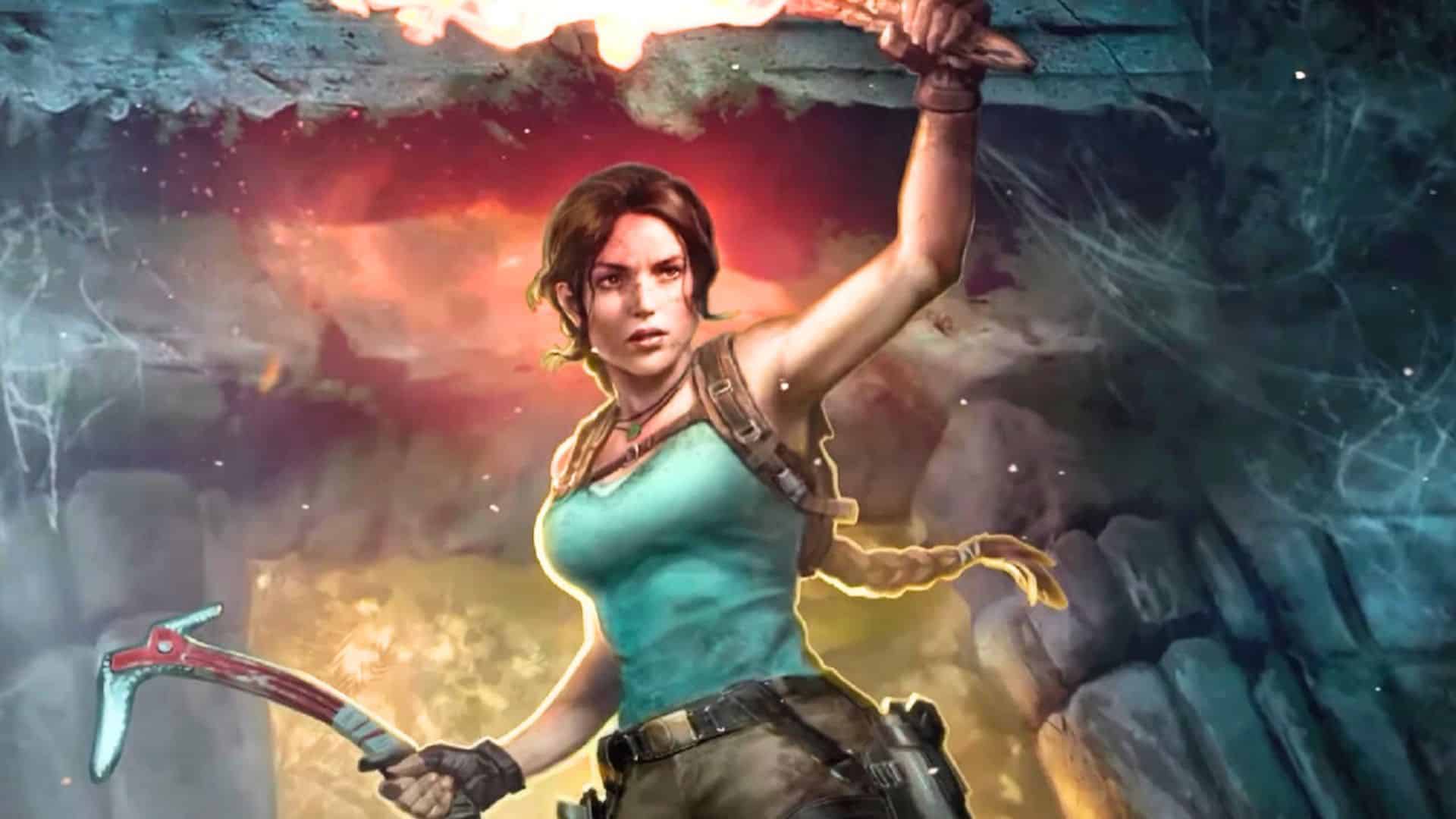 Lara Croft in Tomb Raider x Magic The Gathering