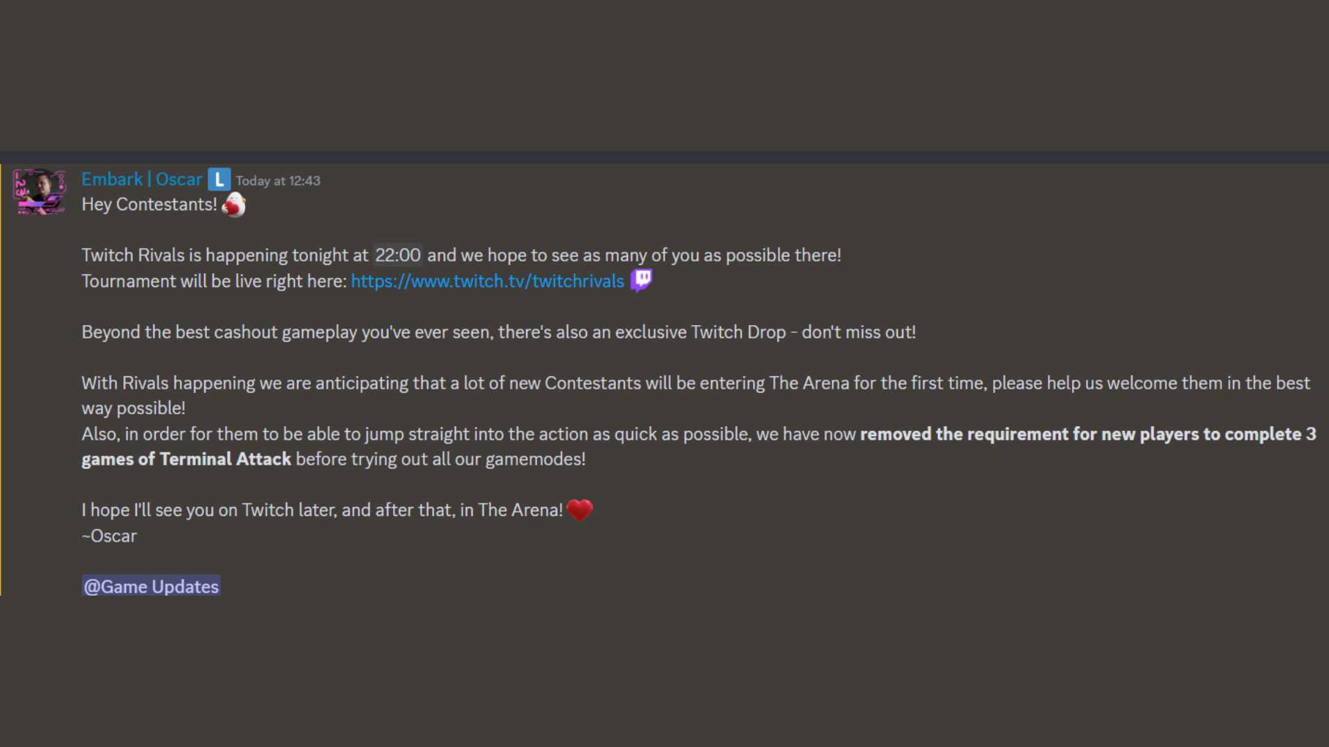 The Finals Terminal Attack fix 
