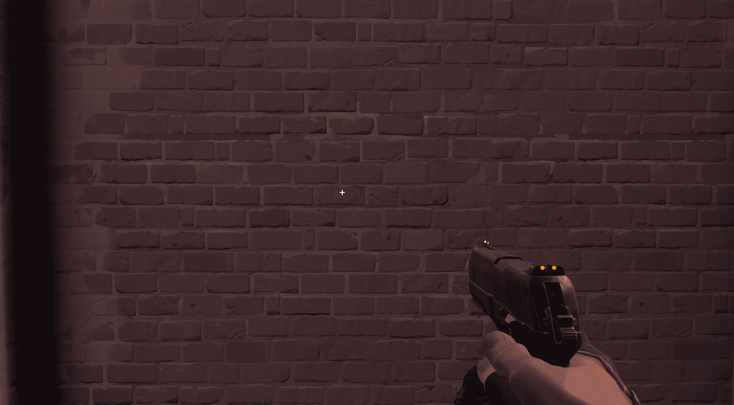 Valorant crosshair codes: An image of cNed's crosshair. Image captured by VideoGamer.