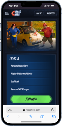 Vegas Hero online casino Canada