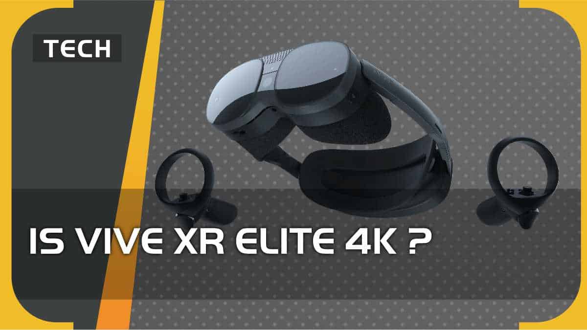 Is Vive XR Elite 4k?