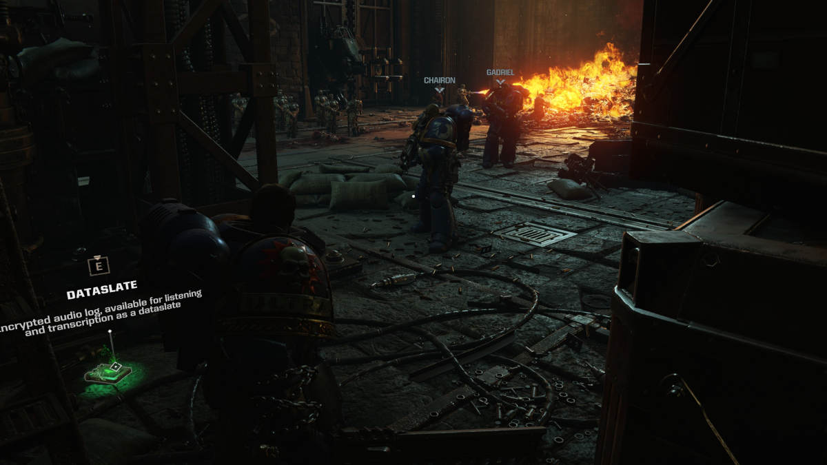 Space Marine 2 Dataslate location: a Dataslate from the Voidsong campaign mission.