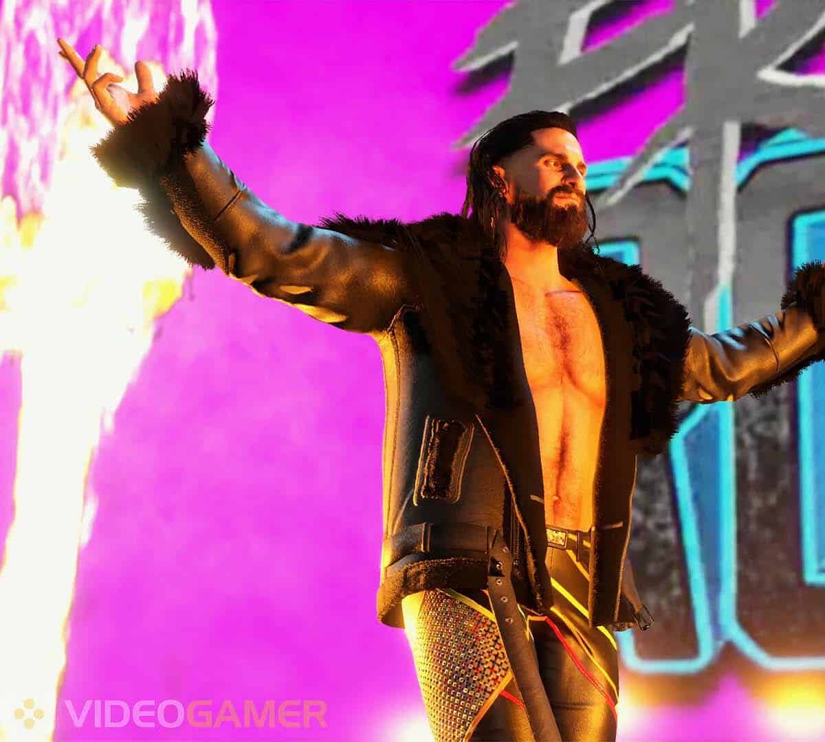 WWE 2K23 review screenshot of Seth Rollins