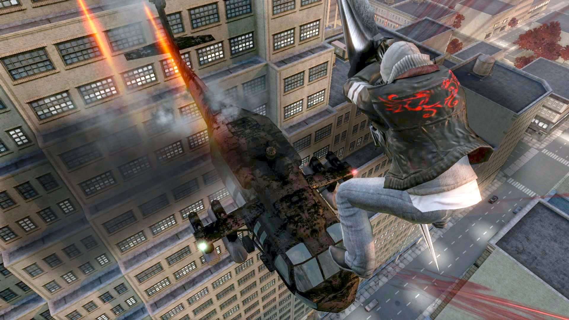 Concept artwork of Alex Mercer from Prototype with his iconic hood and blade arm, emphasizing the gritty style and body-horror visuals that could benefit from updated graphics in a remaster.