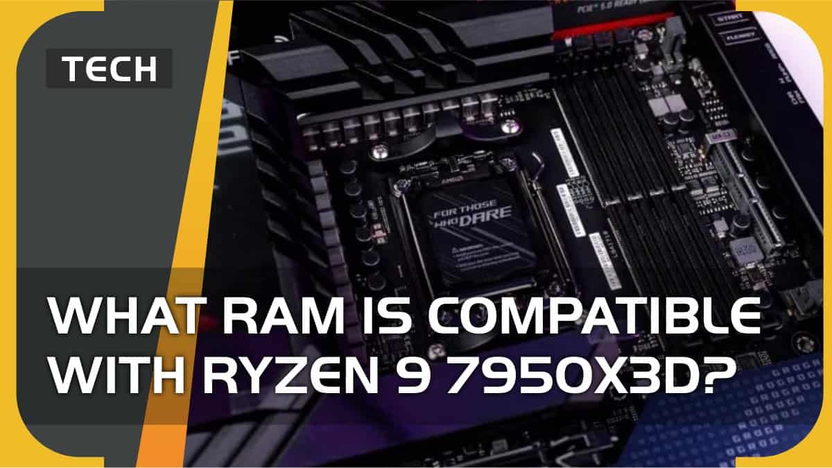 What RAM is compatible with Ryzen 9 7950X3D – DDR4 or DDR5?