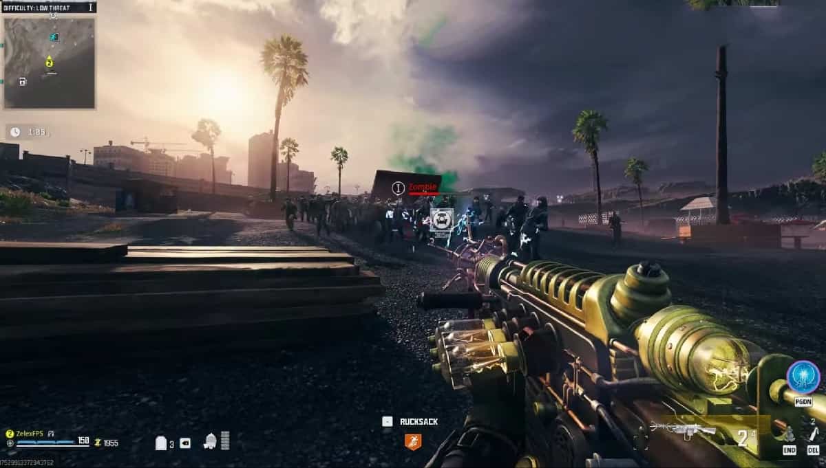 A screenshot of Call of Duty Black Ops 2 featuring MW3.