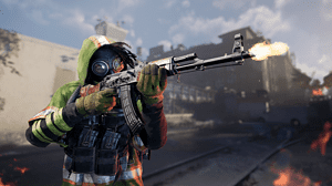 XDefiant beta code - character holding weapon.