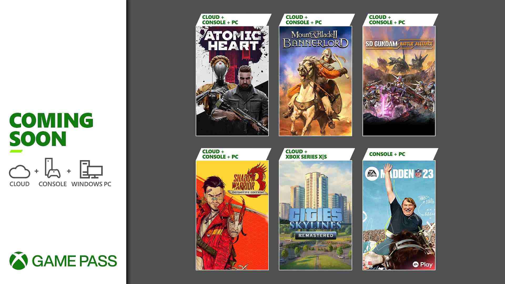 Xbox Game Pass February 2023