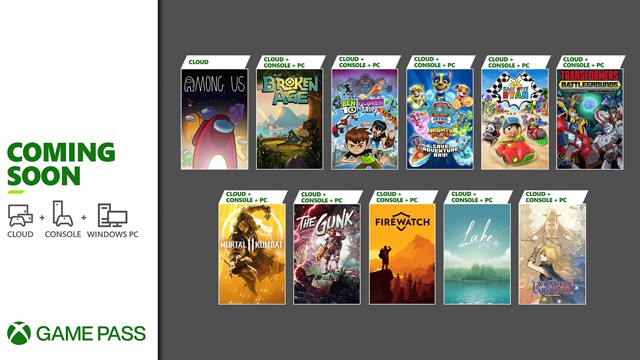 Xbox Game Pass Late December 2021