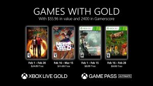 Xbox Games With Gold February 2022