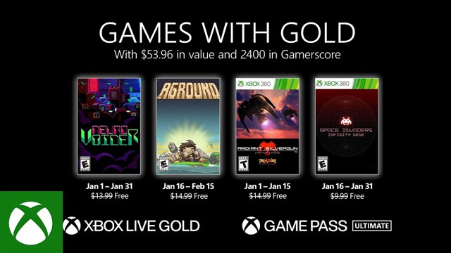 Xbox Games With Gold January 2022