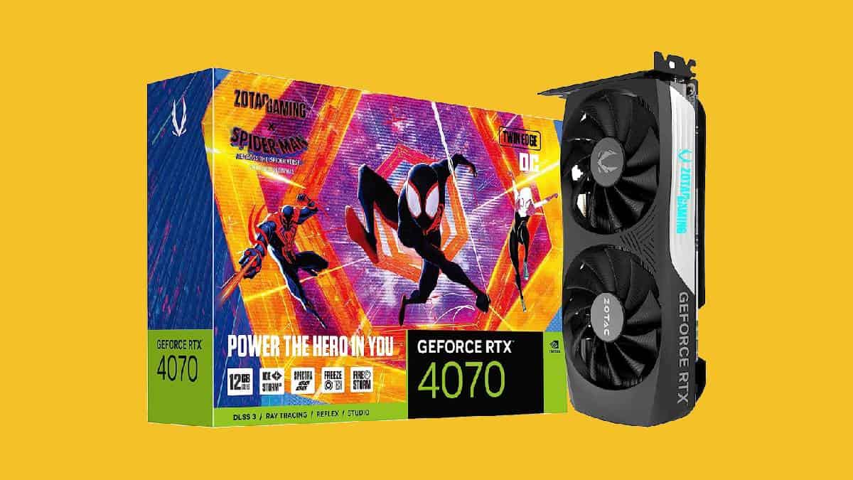 Enter the Spider-Verse with this epic, superhero inspired RTX 4070 GPU deal