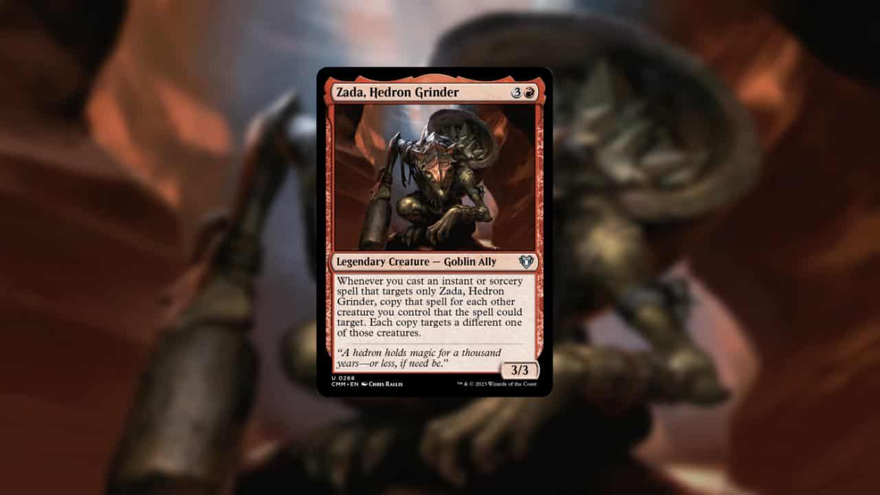 image of the card zada hedron grinder in magic the gathering