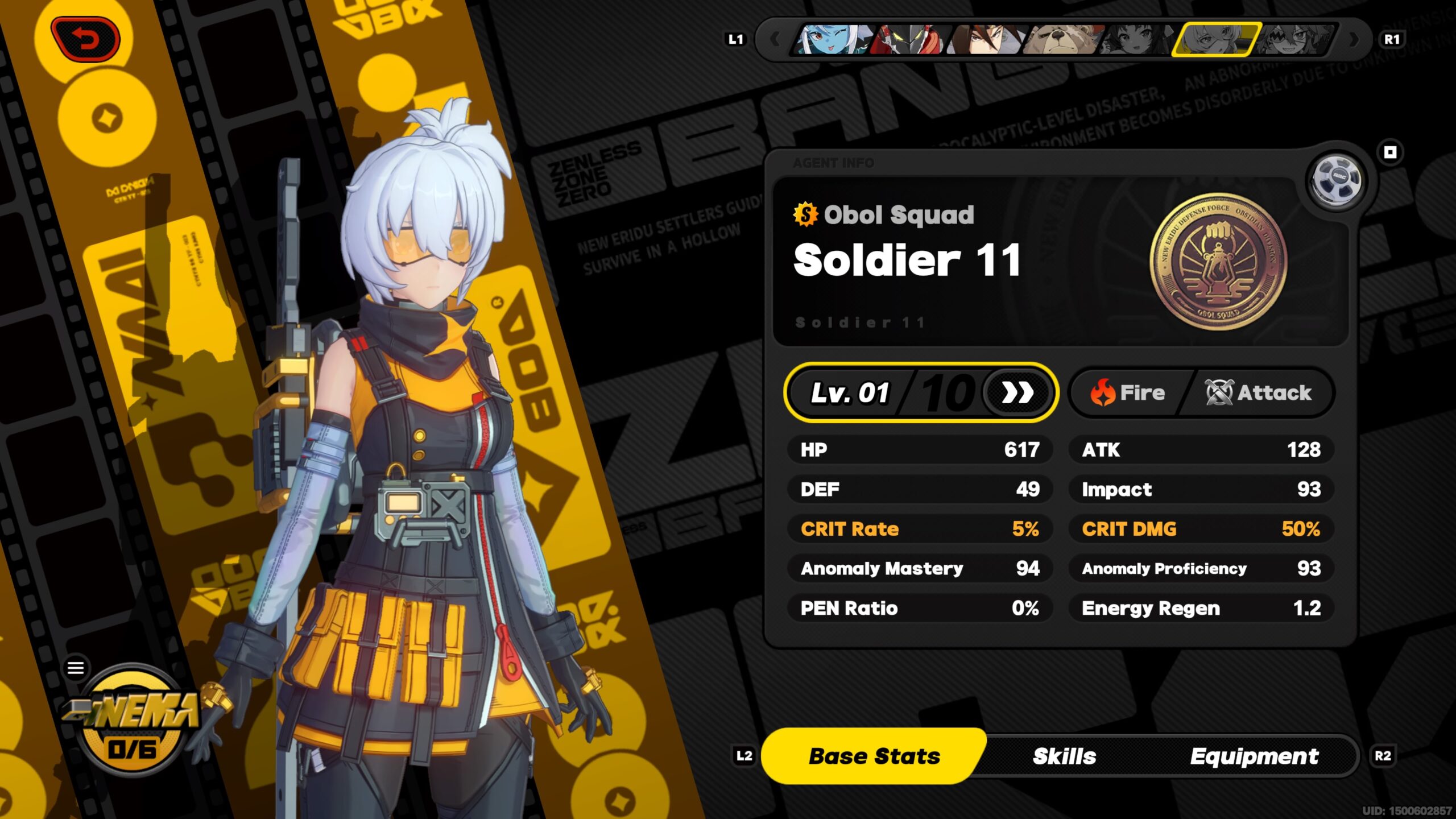 zenless zone zero best team comps - soldier 11 in the menu in ZZZ