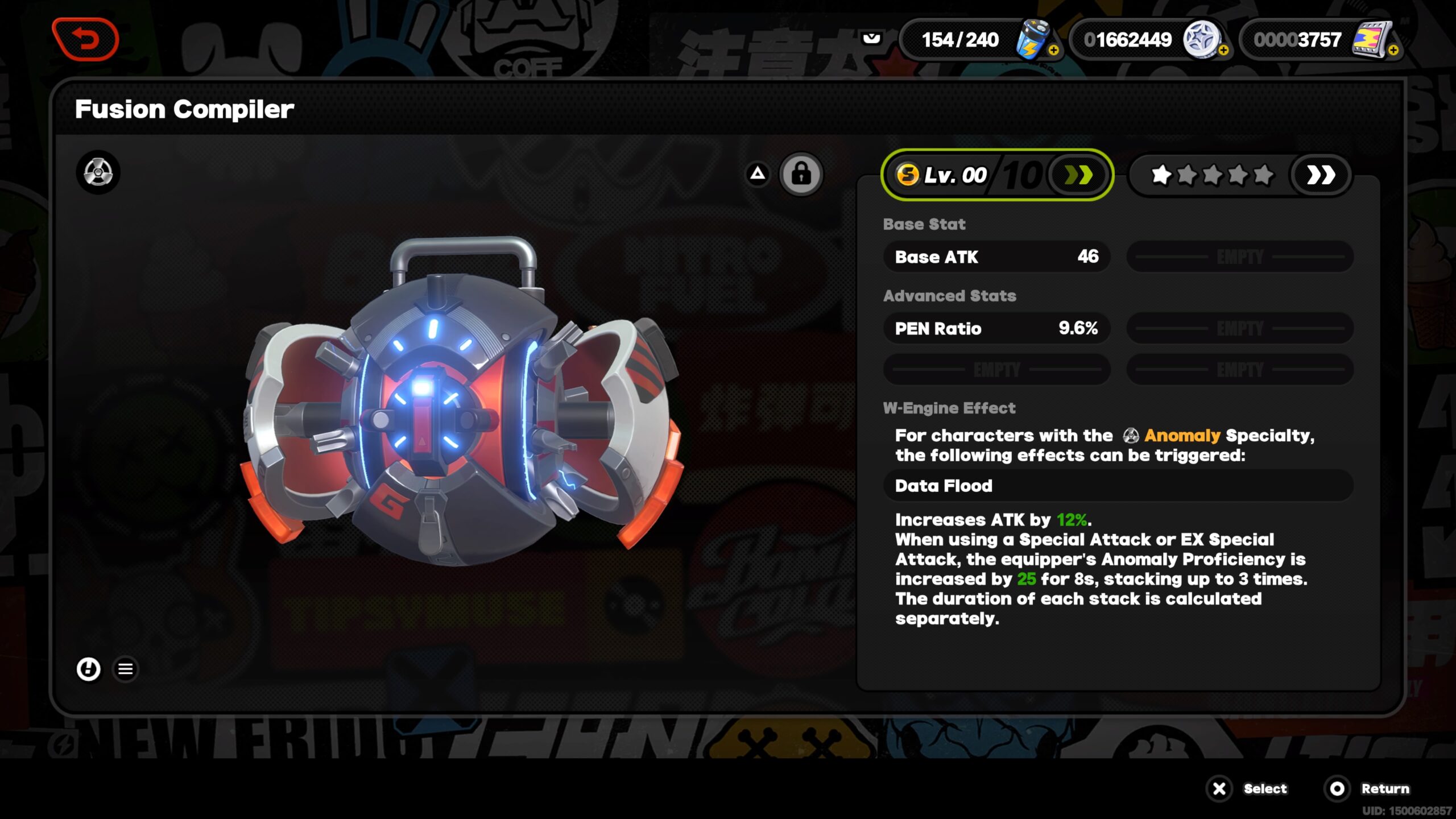 zzz best w-engine weapons - a small ball called a w-engine sparkles with electricity