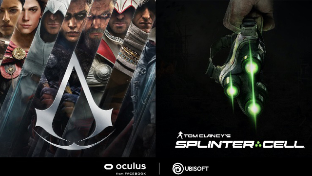 Ubisoft announces new Assassin’s Creed and Splinter Cell titles for Oculus VR