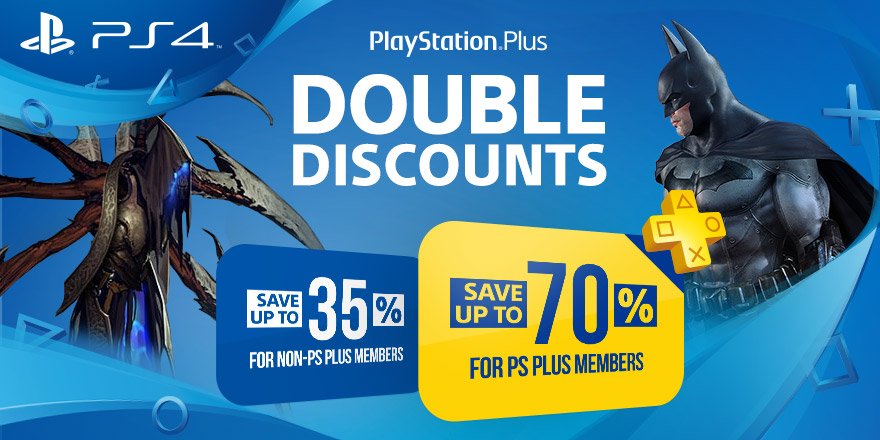 PS Plus members Double Discount sale now on EU PlayStation Store