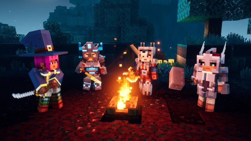 Minecraft Dungeons is getting cross-platform play in the future