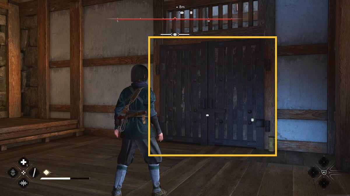 Assassin's Creed Shadows Katano Castle: castle grounds.
