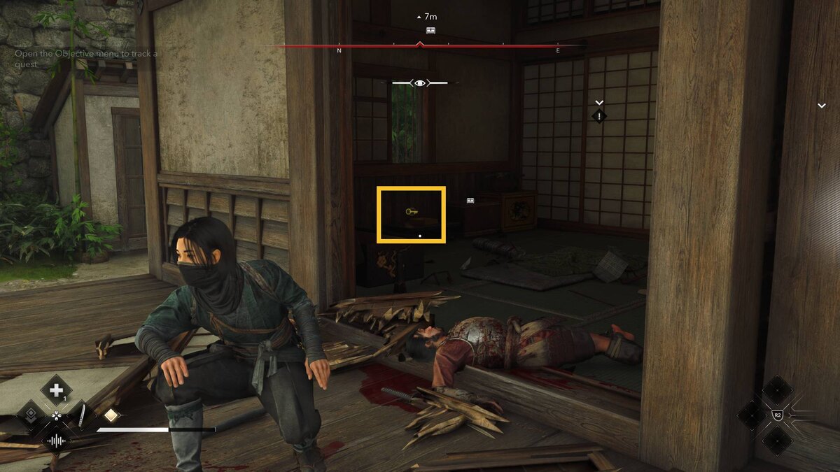 Assassin's Creed Shadows Katano Castle: castle grounds.