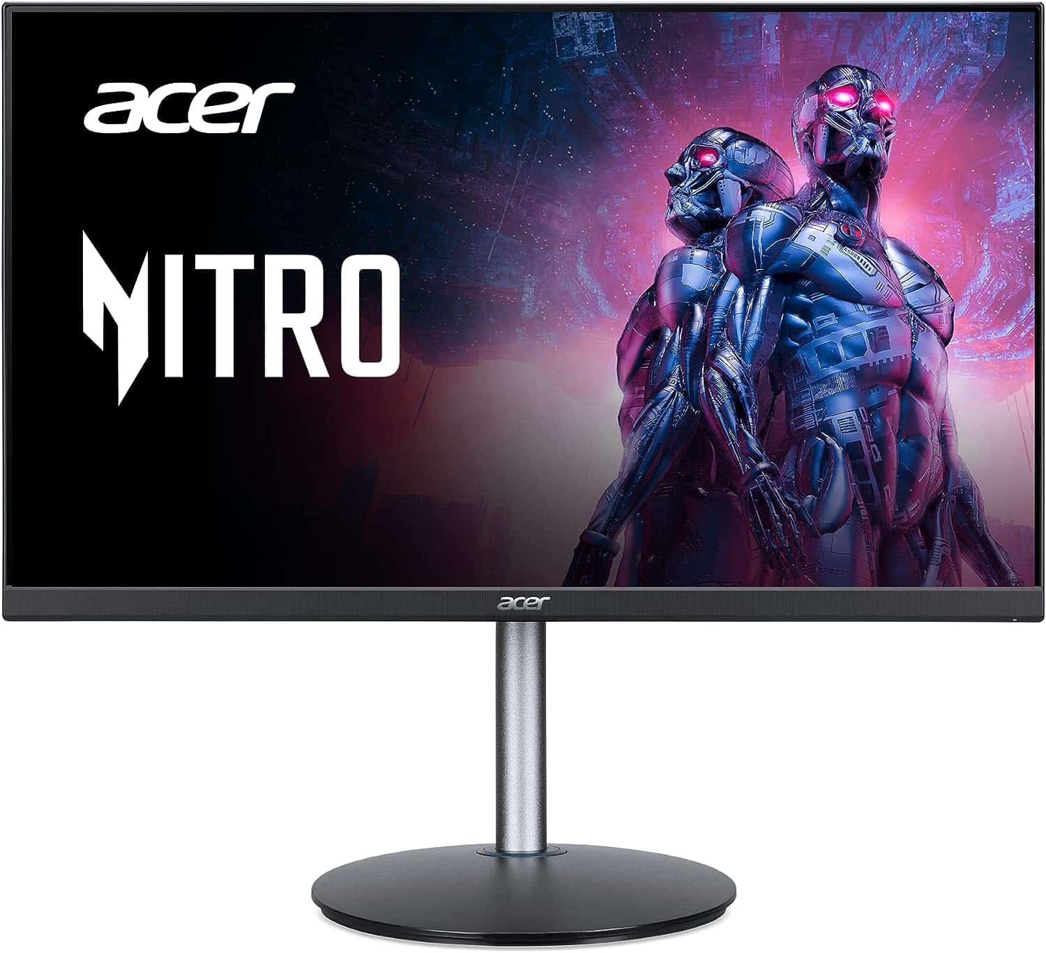 The Acer Nitro monitor is featured on a white background.