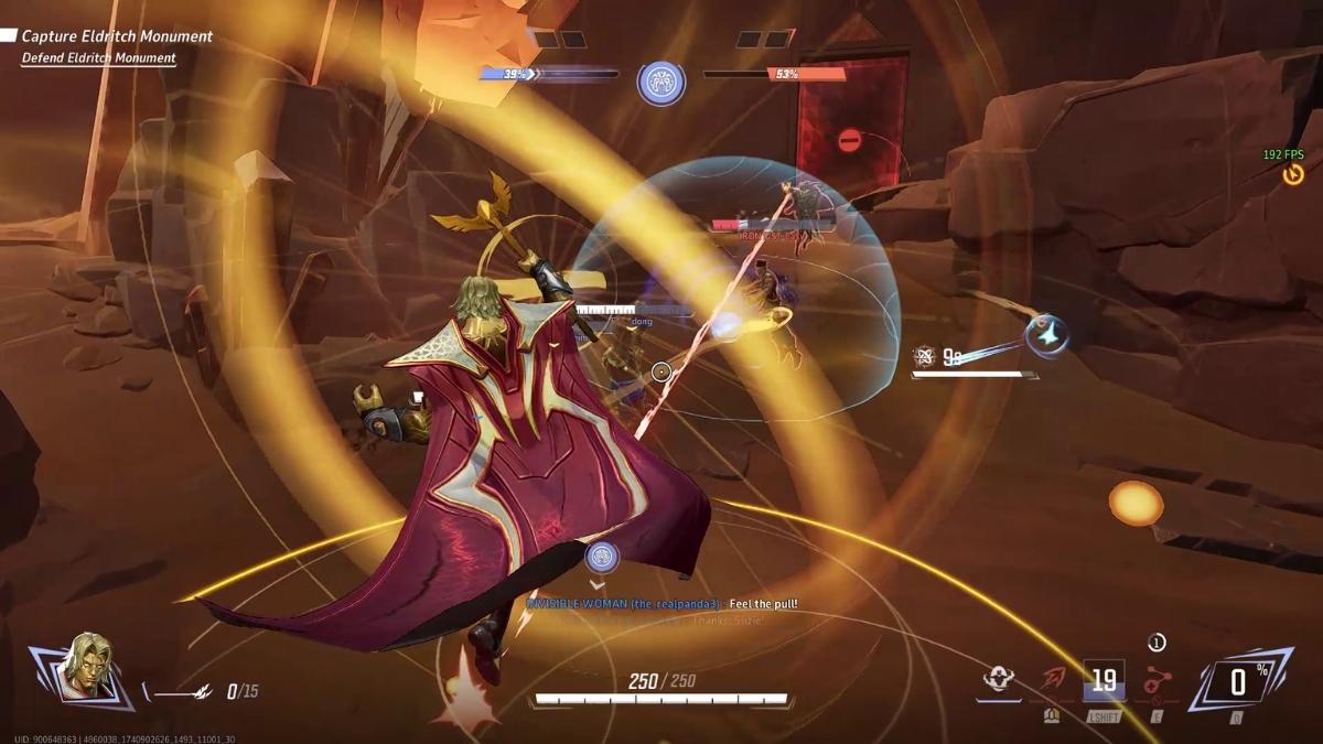 Adam Warlock using his ult in Marvel Rivals