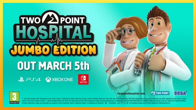 Two Point Hospital gets a Jumbo Edition bringing two more of the expansions to consoles