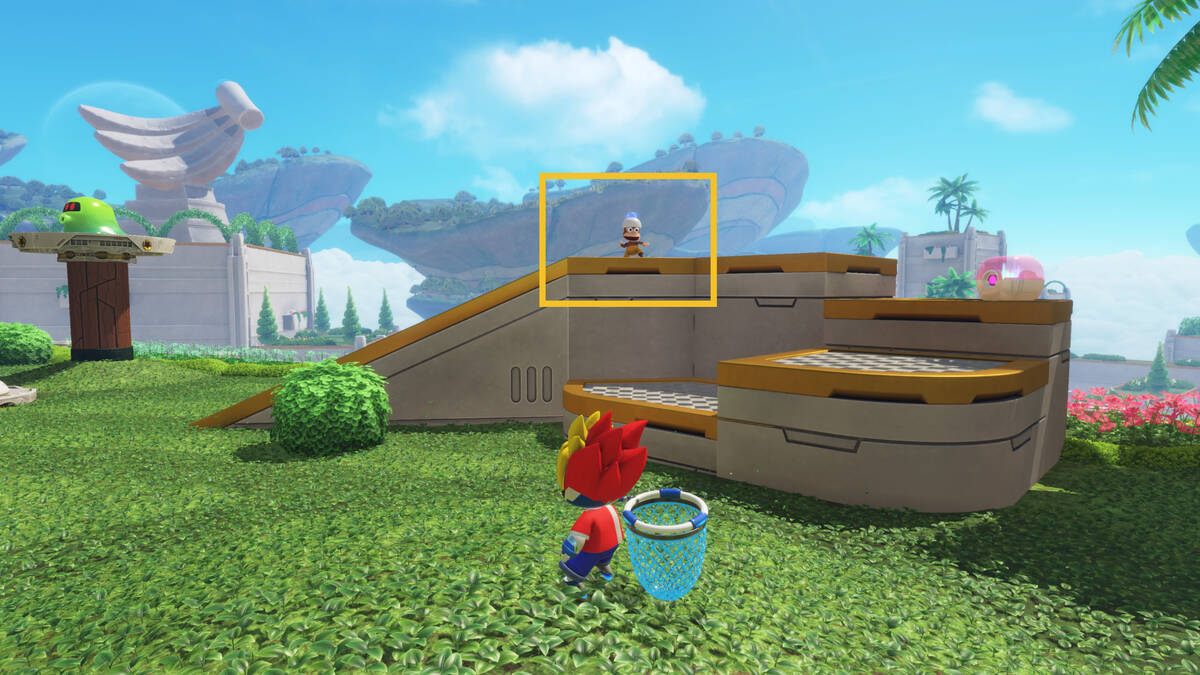 Astro Bot Apes On The Loose: Astro exploring the Apes On The Loose planet.