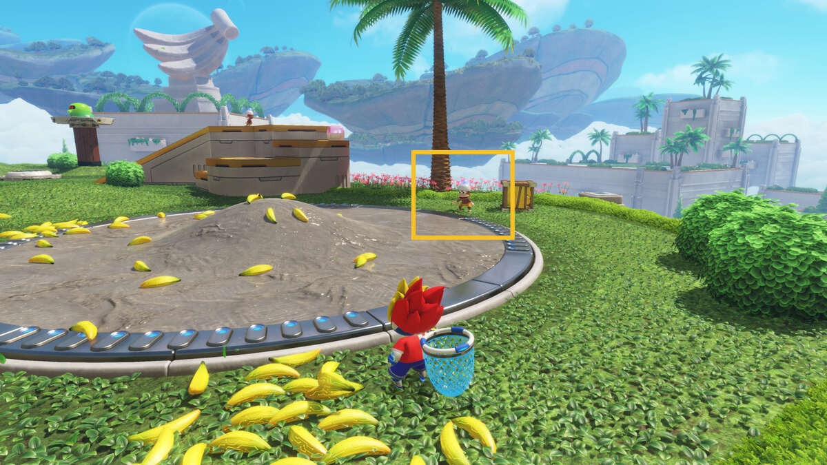 Astro Bot Apes On The Loose: Astro exploring the Apes On The Loose planet.