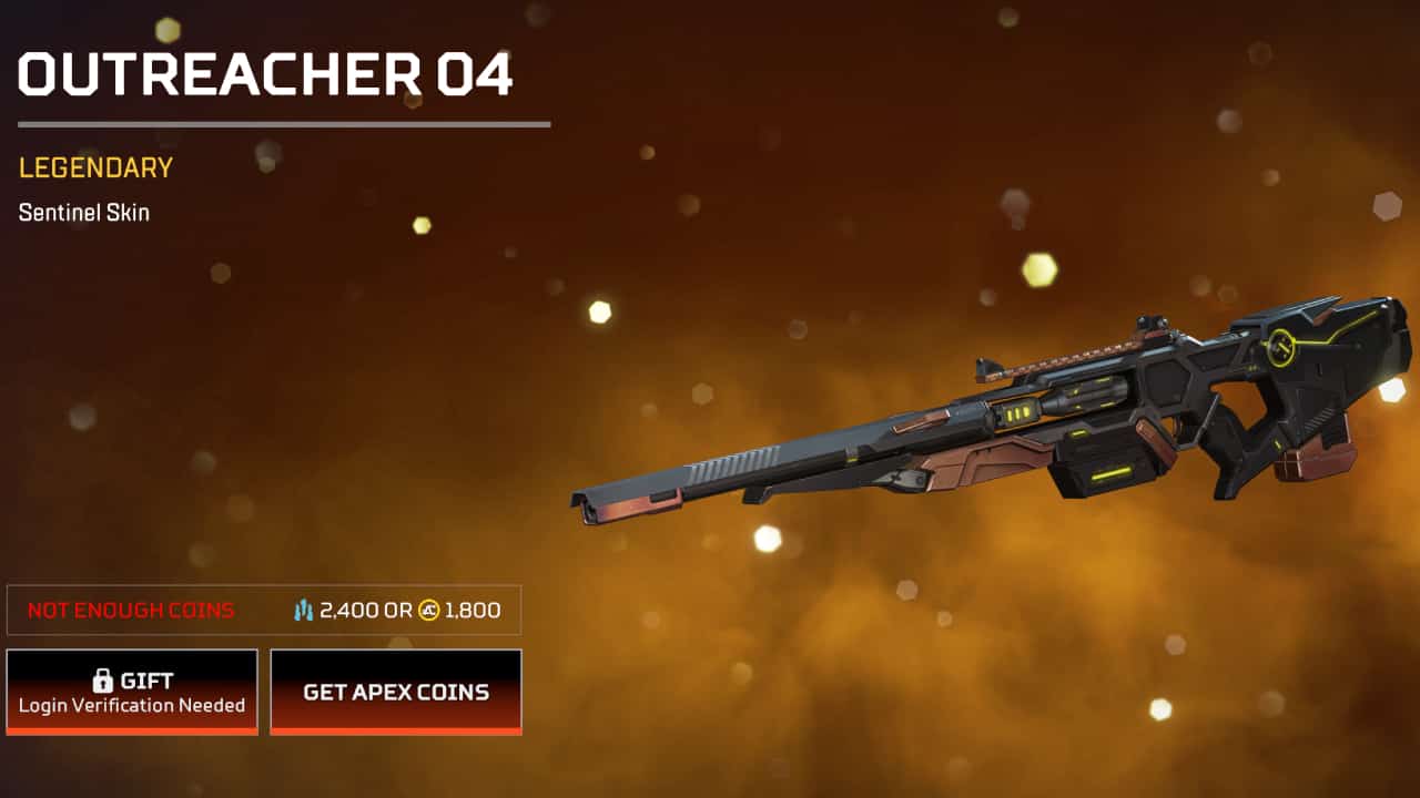 Apex Legends Doppelgangers start time, end time, and Halloween event explained: Outreacher 04 legendary skin for the Sentinel.
