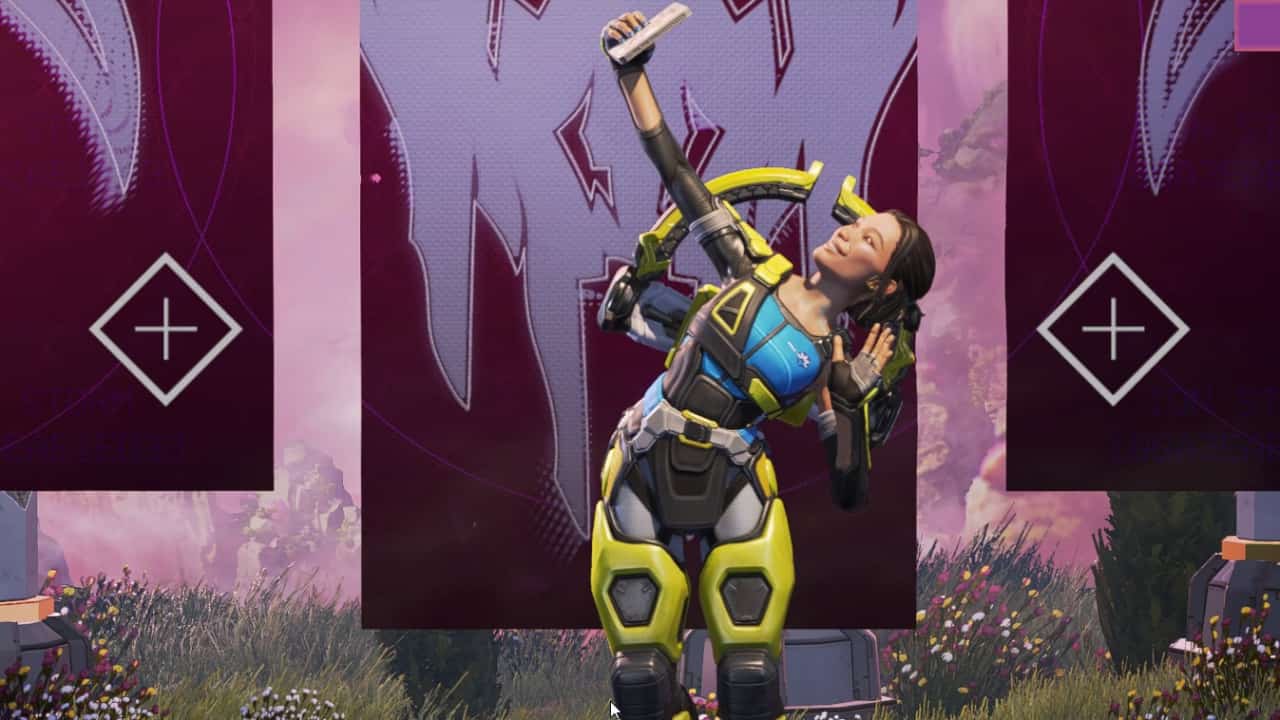 Apex Legends Season 19 Ignite start time, end time, trailers, cross progression, and more: Conduit taking a selfie while in queue for a game. 