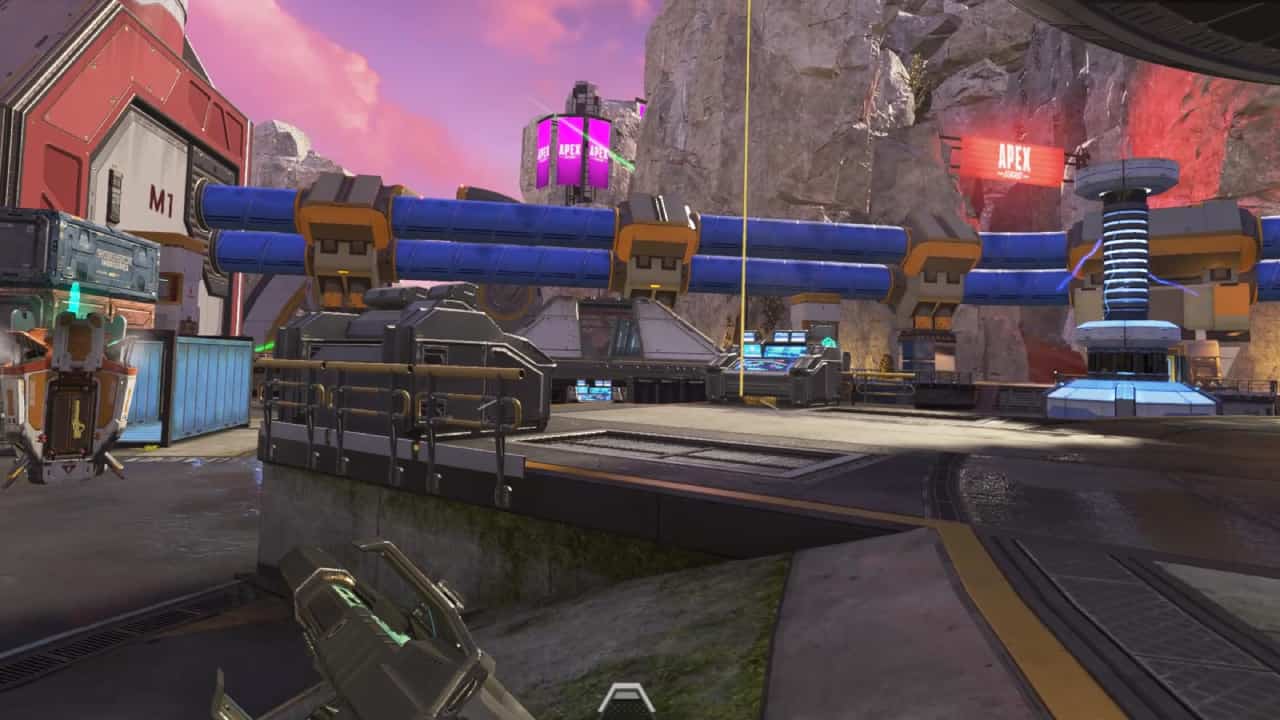 Apex Legends Season 19 Storm Point map changes and rework explained: A player explores Zeus Station.