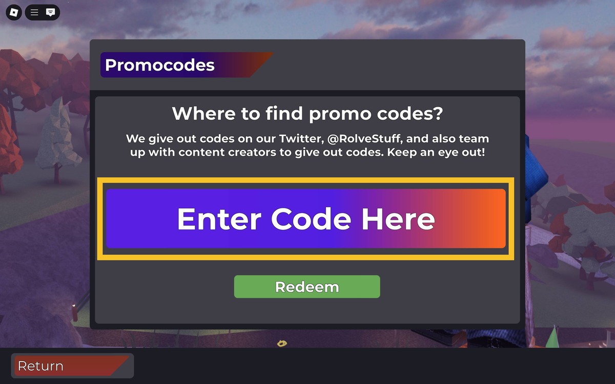 Arsenal codes: code redemption process.