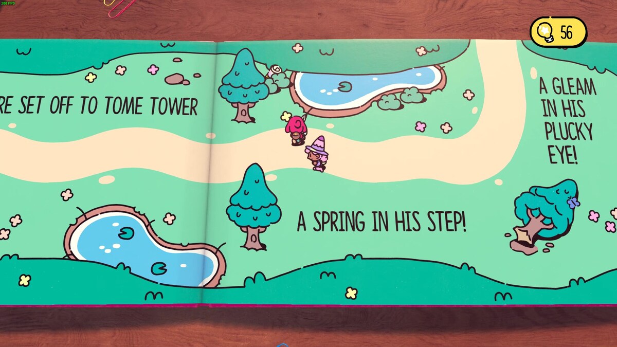 The Plucky Squire Art Scroll locations