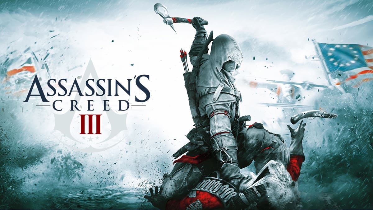 The cover image for the Assassin's Creed 3 game.