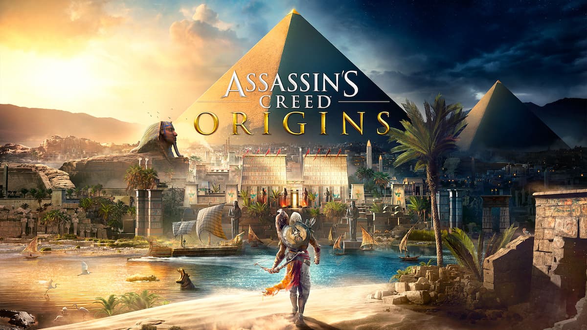 The cover image for the Assassin's Creed Origins game.
