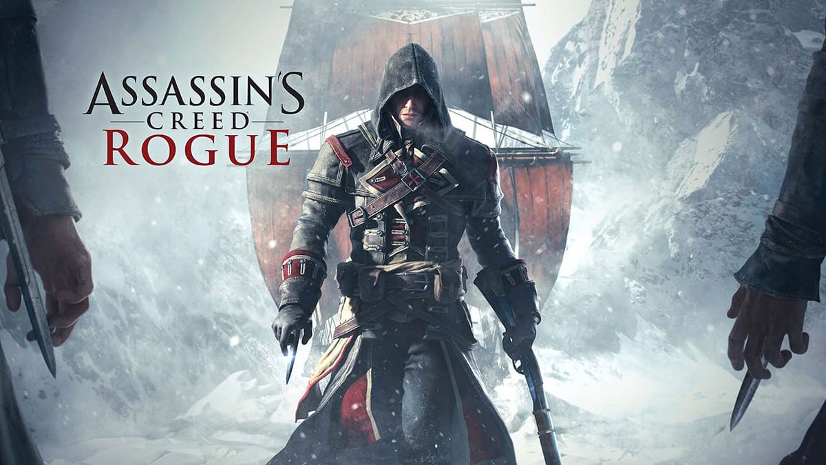 The cover image for the Assassin's Creed Rogue game.