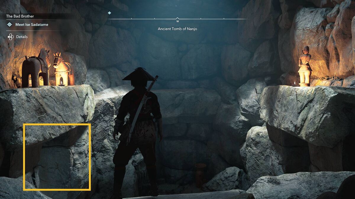 Assassin's Creed Shadows Ancient Tomb of Nanjo: tomb caves.