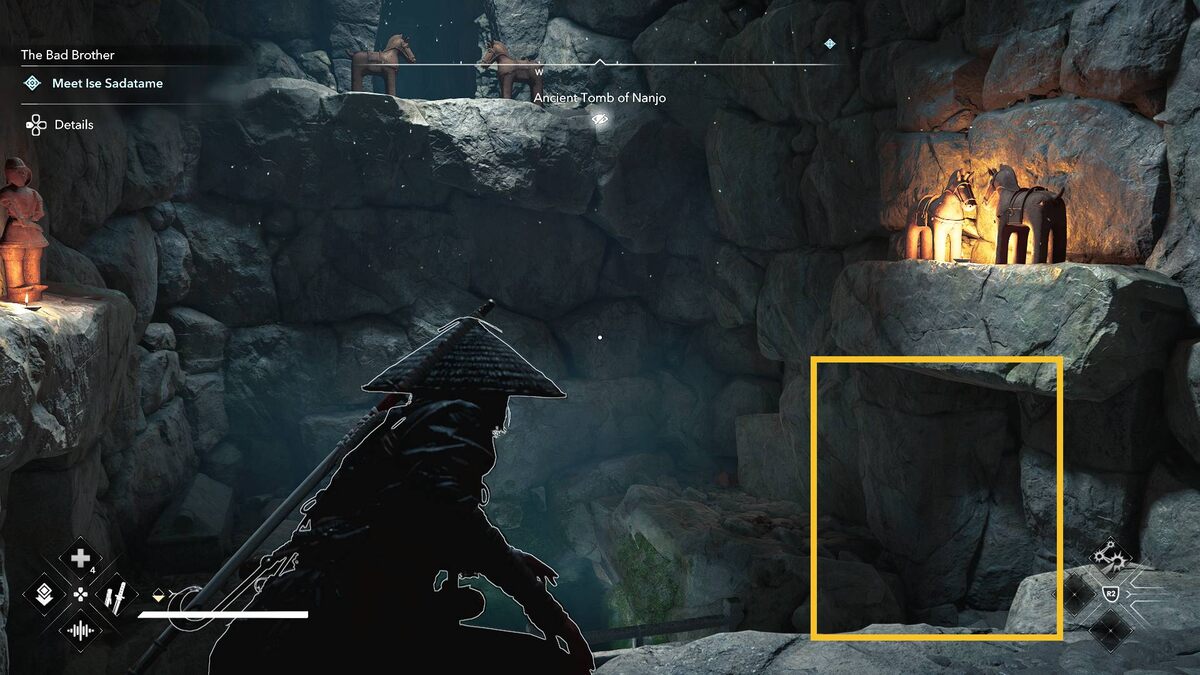Assassin's Creed Shadows Ancient Tomb of Nanjo: tomb caves.