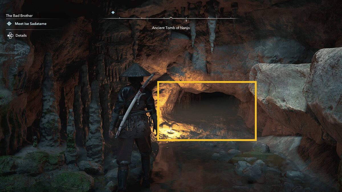 Assassin's Creed Shadows Ancient Tomb of Nanjo: tomb caves.